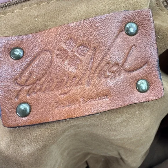 Patricia Nash Floral Hobo Bag Italian Heritage Leather Shoulder Slouchy Cottage - Picture 9 of 16